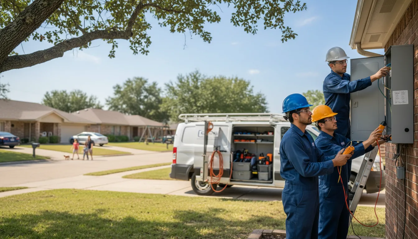 Certified electrician providing emergency electrical services in Barney, GA